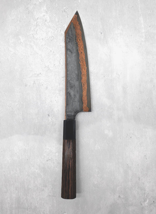 hatsukokoro sld yorokobi Damascus rainbow gyuto 210mm masaru knives Malaysia japanese Japan kitchen chef