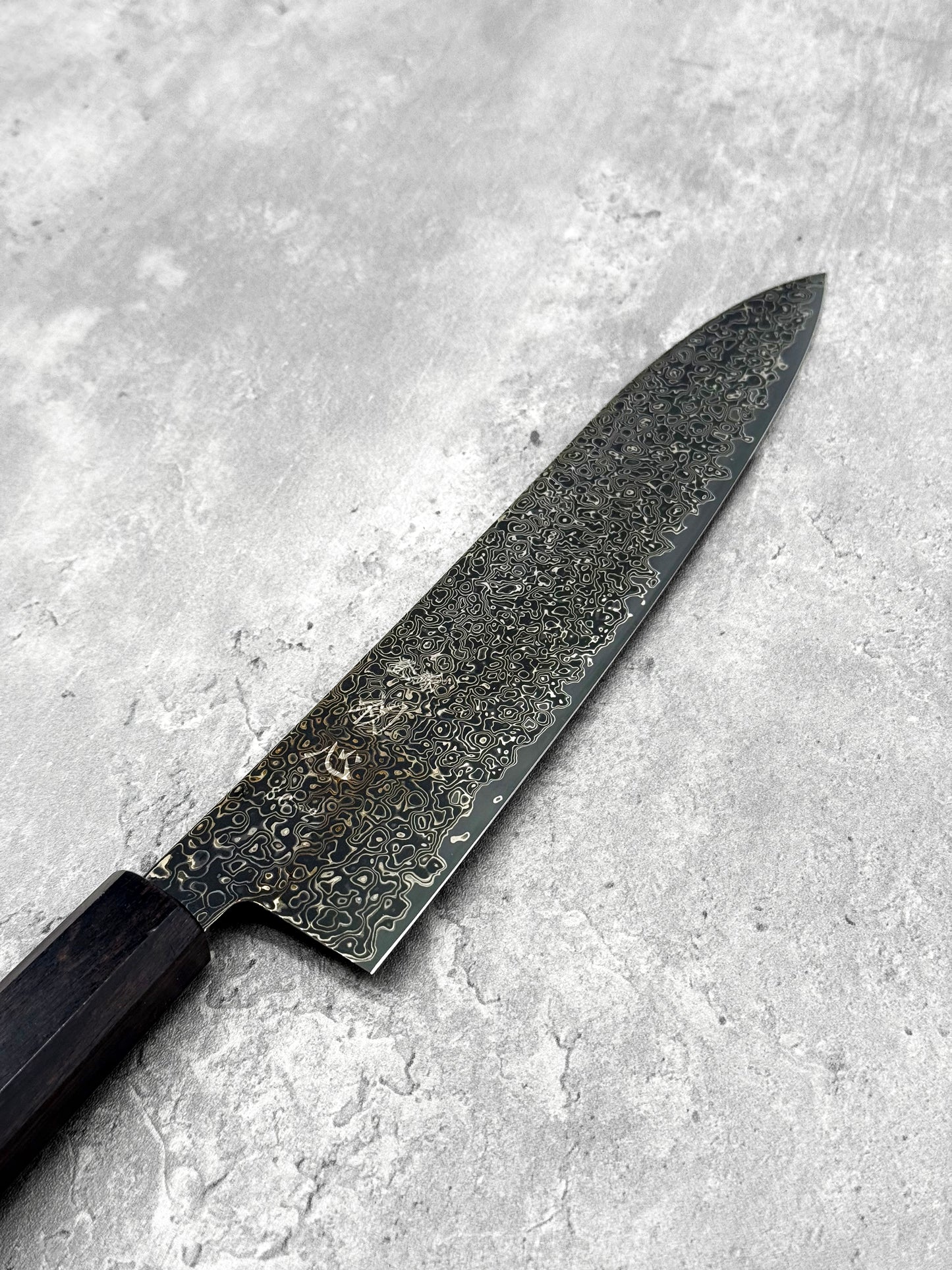 hatsukokoro saihyo black kurozome gyuto masaru knives Malaysia Japan knife chef 210mm damascus nickel yauji sg2 stainless steel