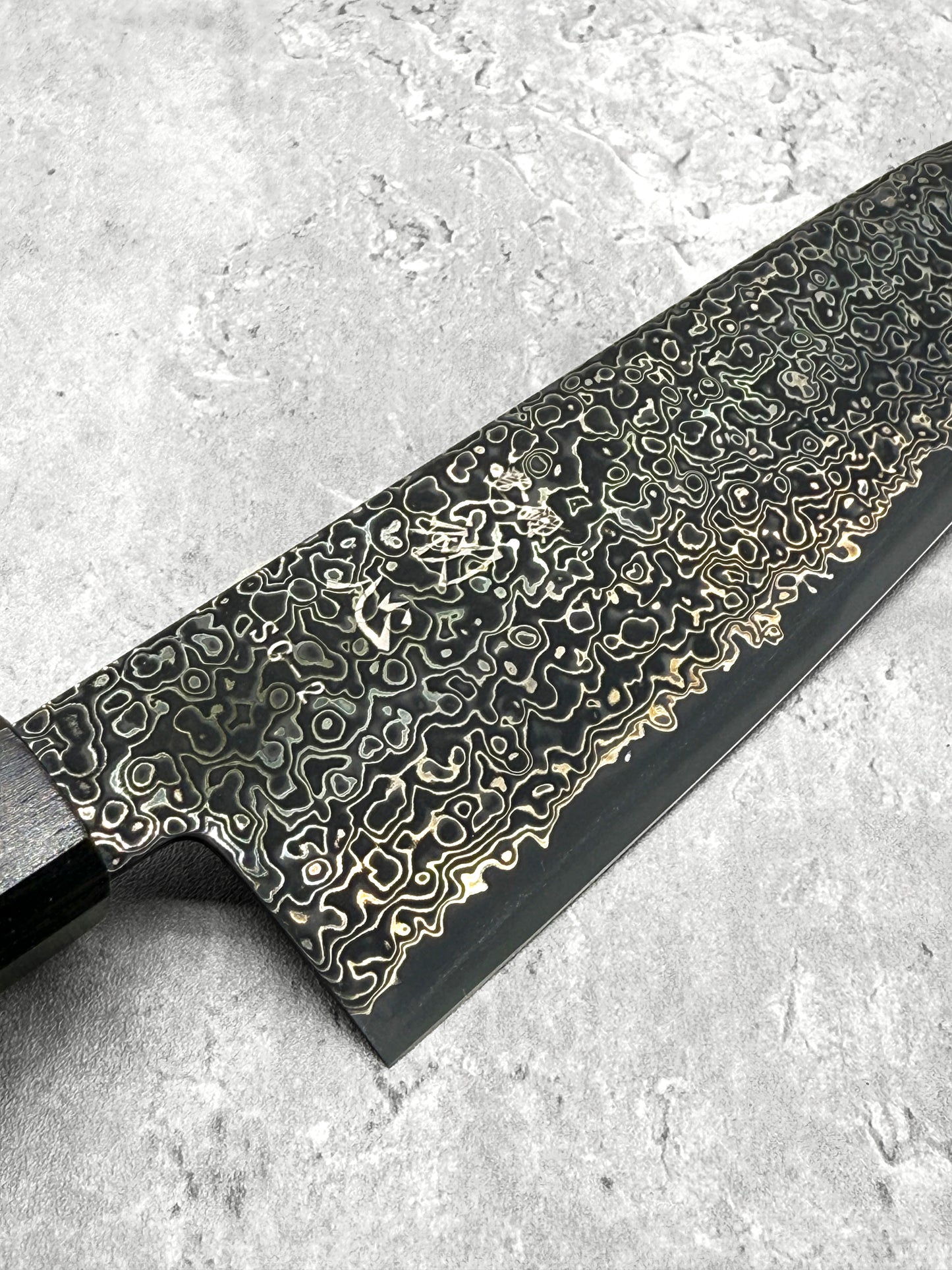 hatsukokoro santoku saihyo damascus black series 180mm sg2 ebony japanese knives masaru Malaysia chef