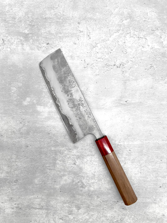 nakiri masaru knives Malaysia Aogami 2 Japanese knives carbon steel nashiji Katsuto Tanaka Matsubara 165mm