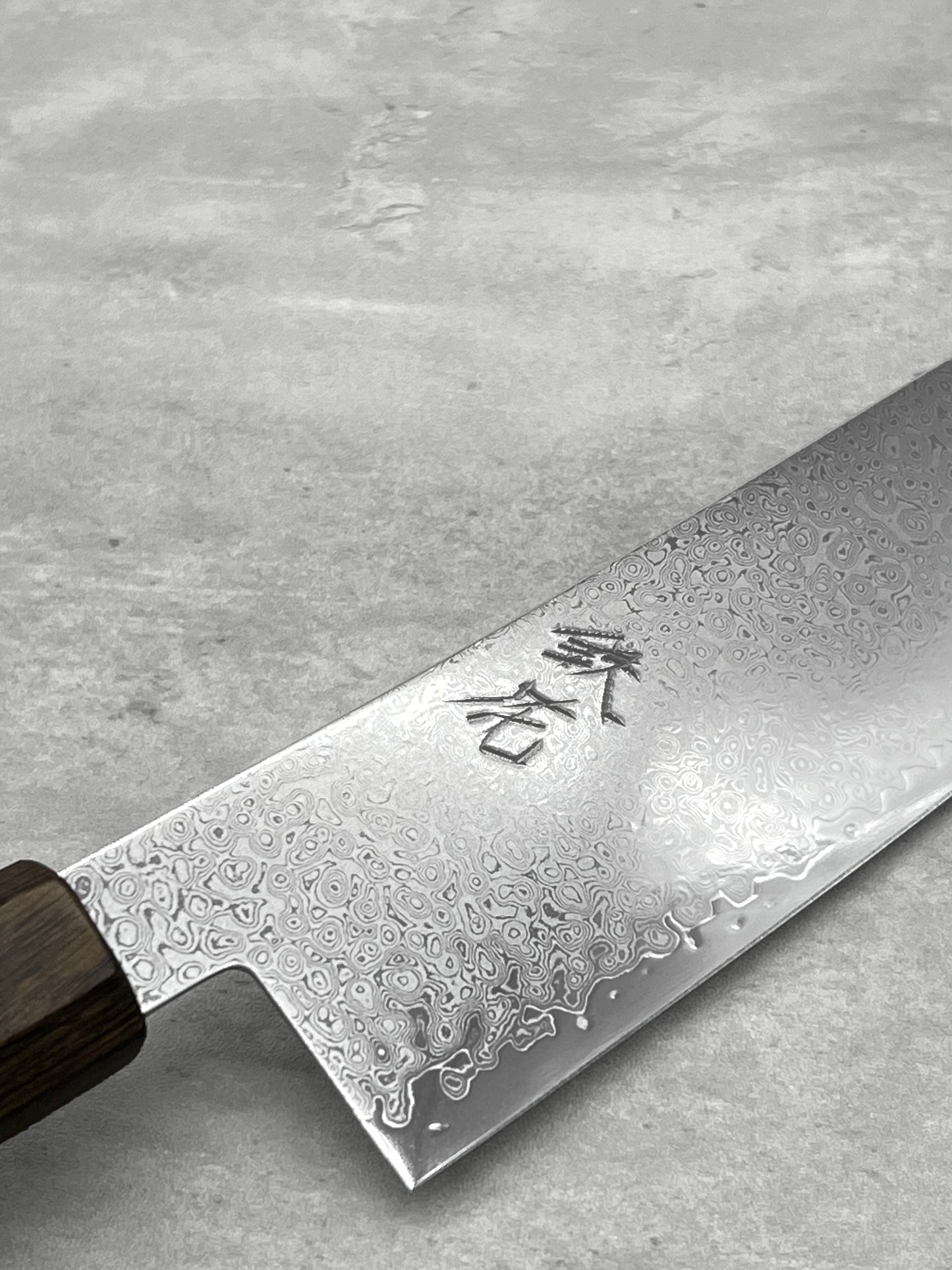 Iron Flower 33 Layered Raindrop Damascus VG10 Gyuto 210mm