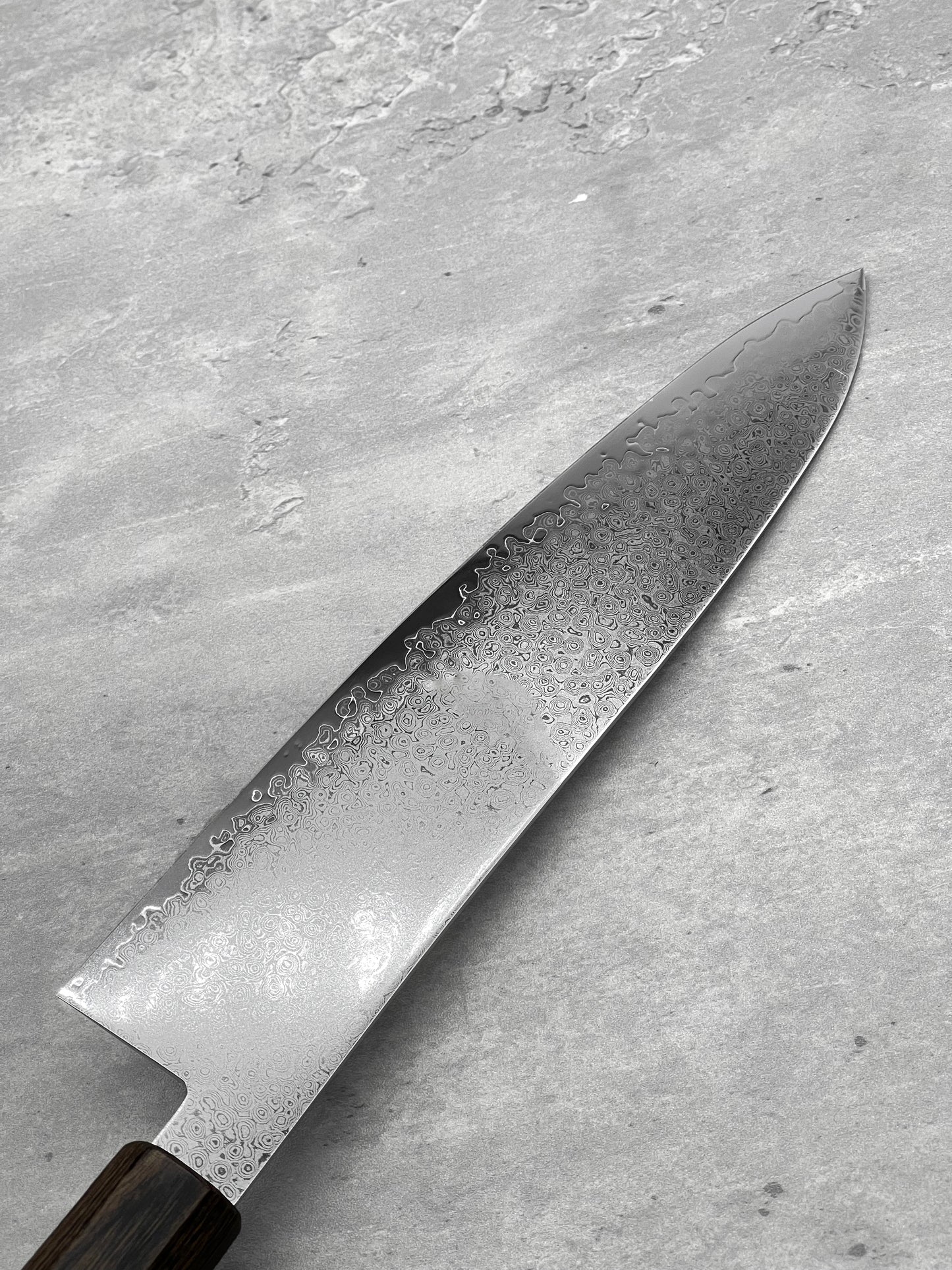 Iron Flower 33 Layered Raindrop Damascus VG10 Gyuto 210mm