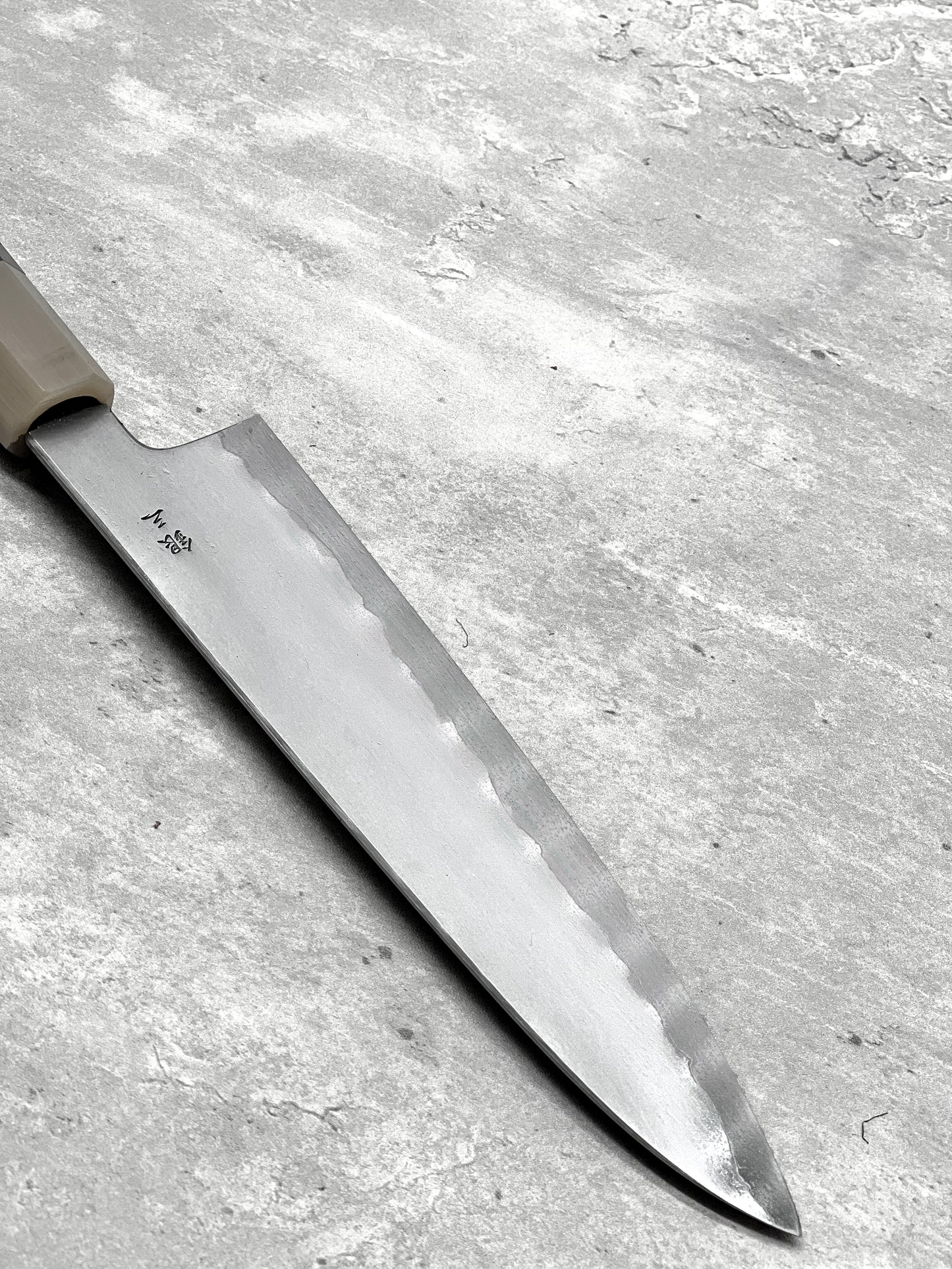 tetsujin ginsan 3 masaru knives Malaysia myojin Japan sharpener knife chef gyuto 210mm migaki buffalo horn ebony