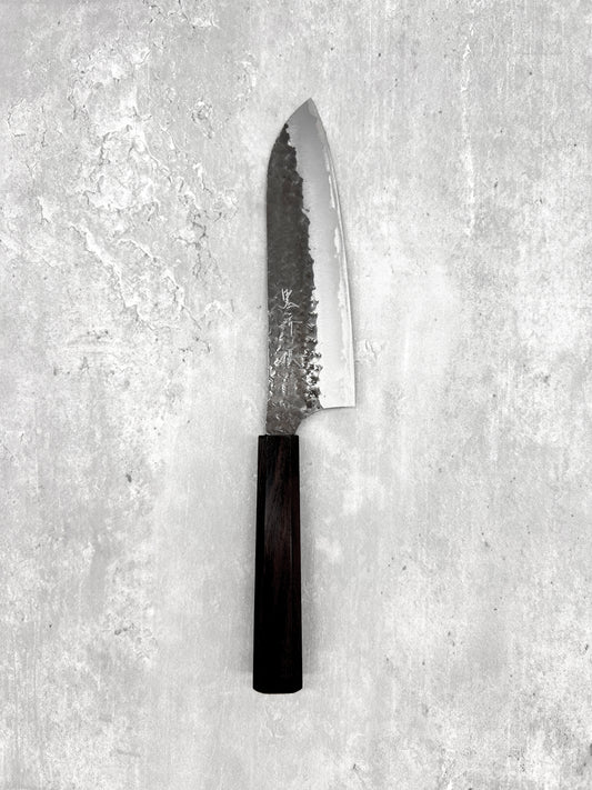 yu kurosaki santoku 180mm aogami super kokesen ei chef knife masaru knives Malaysia Japan kitchen ebony