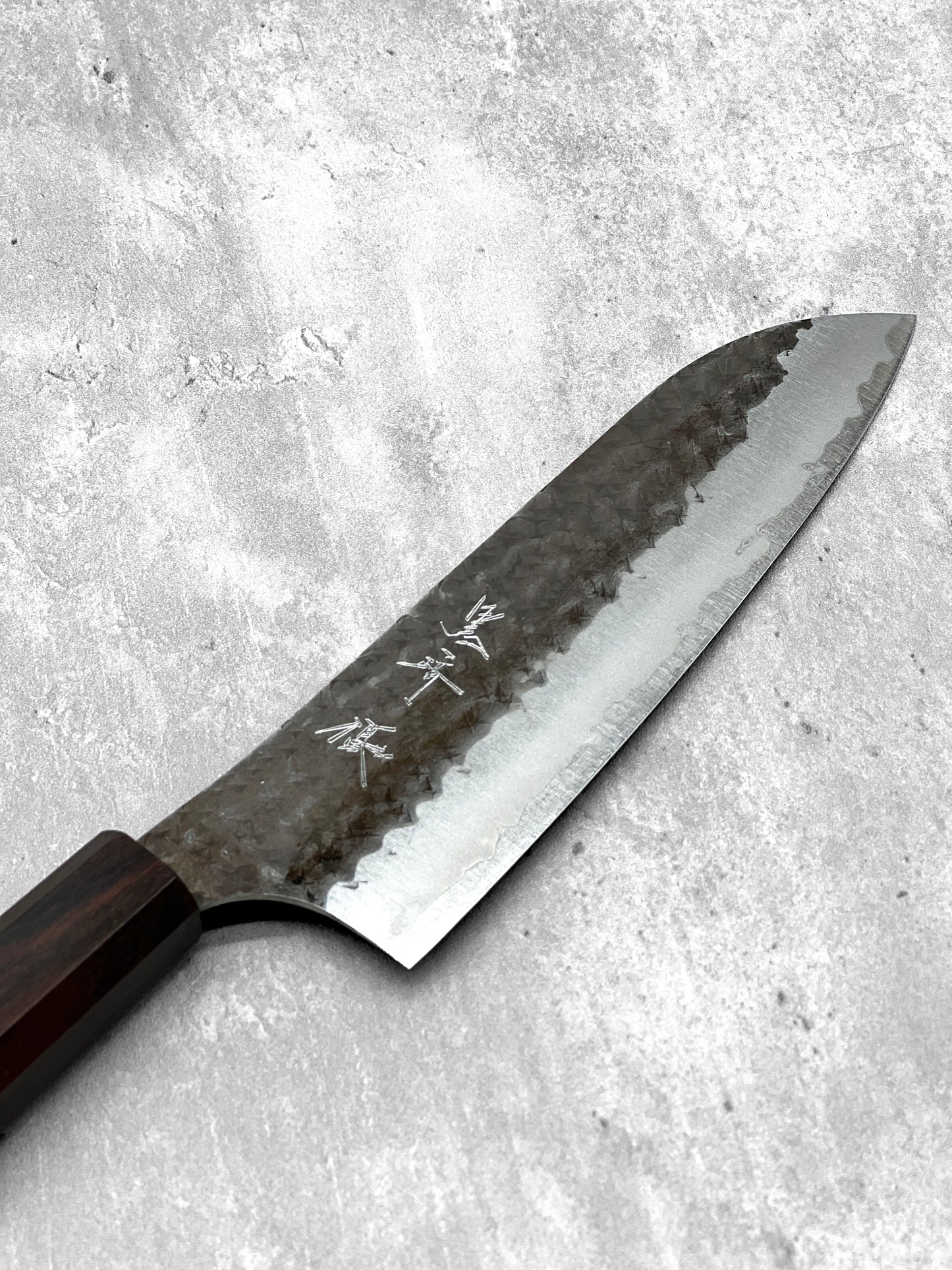 yu kurosaki santoku 180mm aogami super kokesen ei chef knife masaru knives Malaysia Japan kitchen ebony