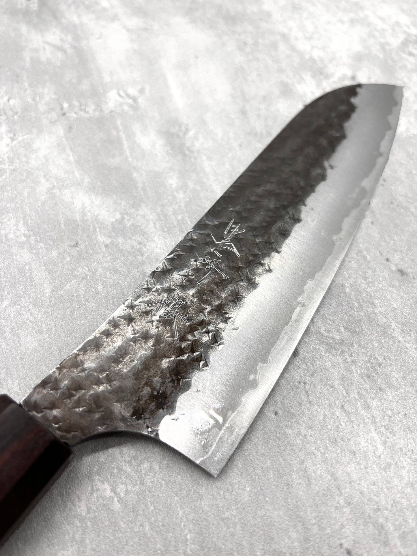 yu kurosaki santoku 180mm aogami super kokesen ei chef knife masaru knives Malaysia Japan kitchen ebony
