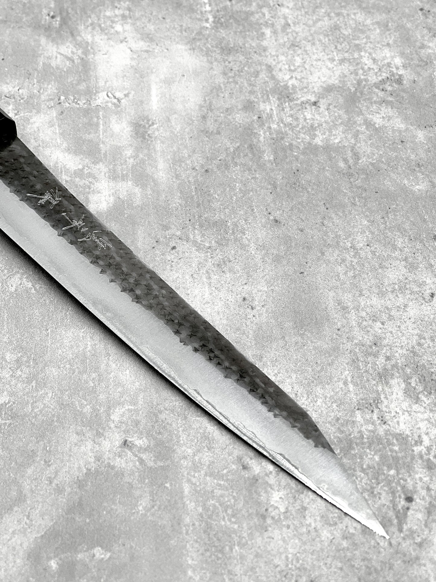 yu kurosaki kokesen ei aogami super sujihiki 240mm masaru knives malaysia ebony carbon steel Japan chef knife kitchen