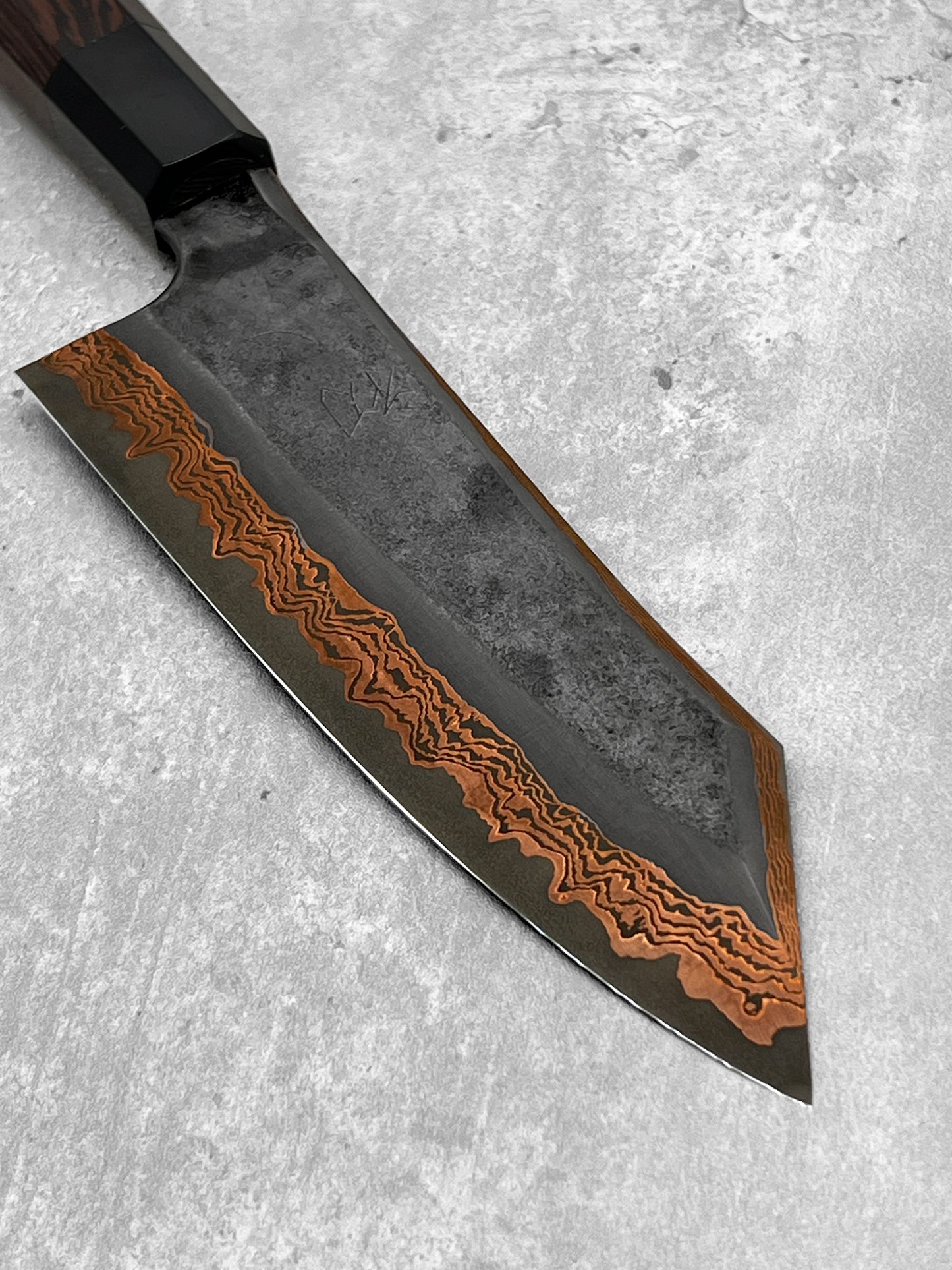 hatsukokoro sld yorokobi Damascus rainbow bunka 180mm masaru knives Malaysia japanese Japan kitchen chef