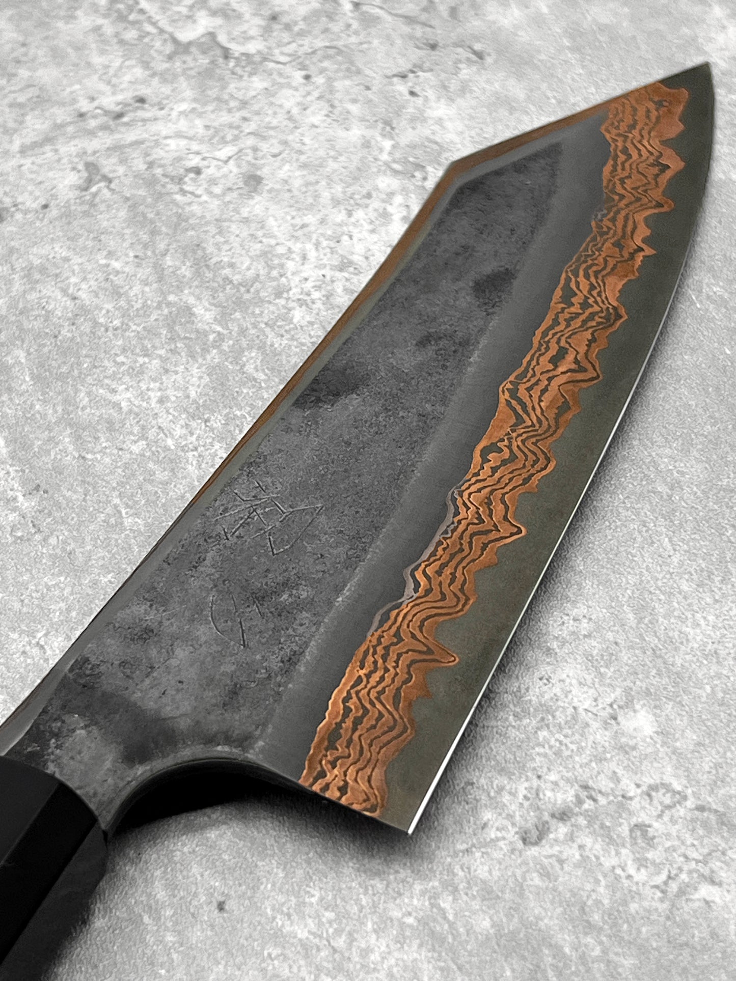 hatsukokoro sld yorokobi Damascus rainbow bunka 180mm masaru knives Malaysia japanese Japan kitchen chef