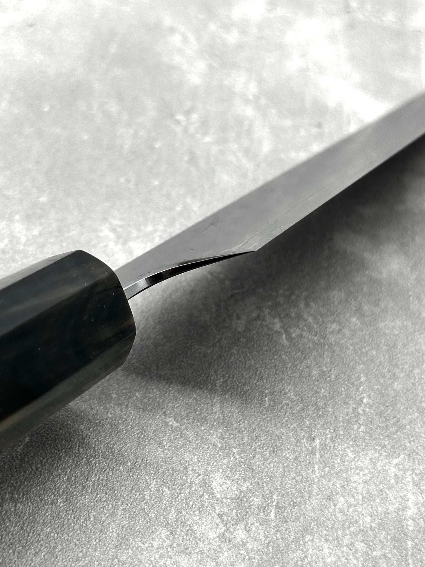 Tetsujin Ginsan 3 myojin masaru knives Malaysia petty 165mm japanese Malaysia ebony white horn toru