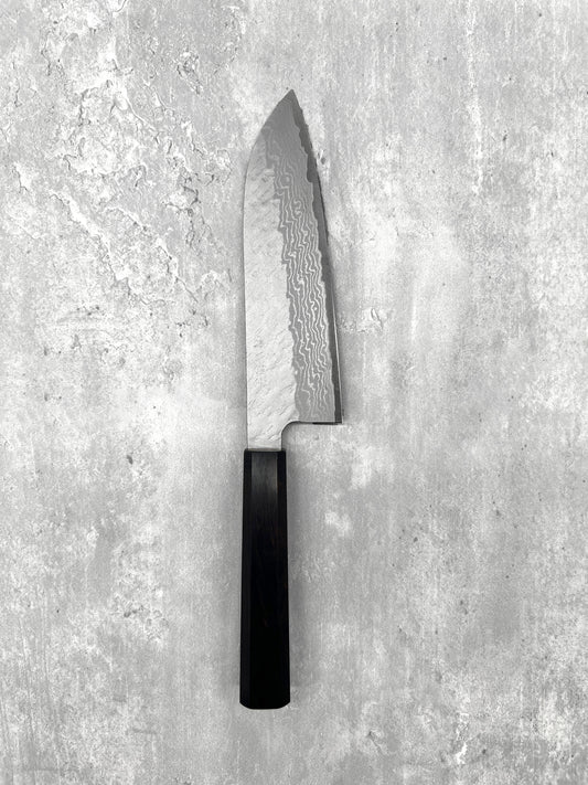 nigara vg 10 Damascus 180mm santoku ebony masaru knives Malaysia Japan japanese knife chef stainless steel kitchen