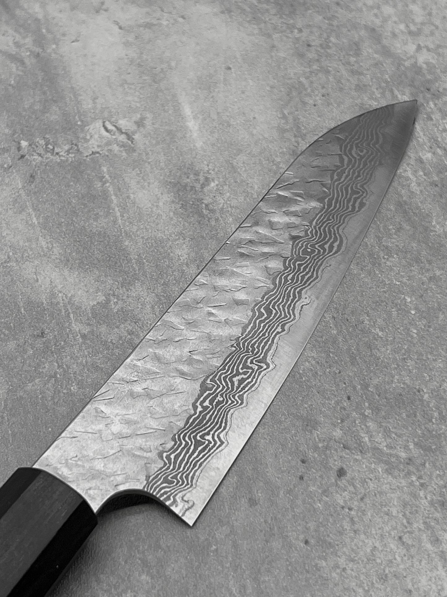 nigara vg 10 Damascus 180mm santoku ebony masaru knives Malaysia Japan japanese knife chef stainless steel kitchen