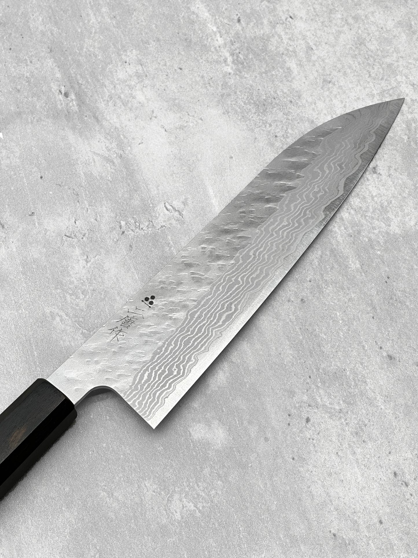 nigara Damascus vg10 gyuto 210mm ebony masaru knives Malaysia Japan japanese knife chef stainless steel.