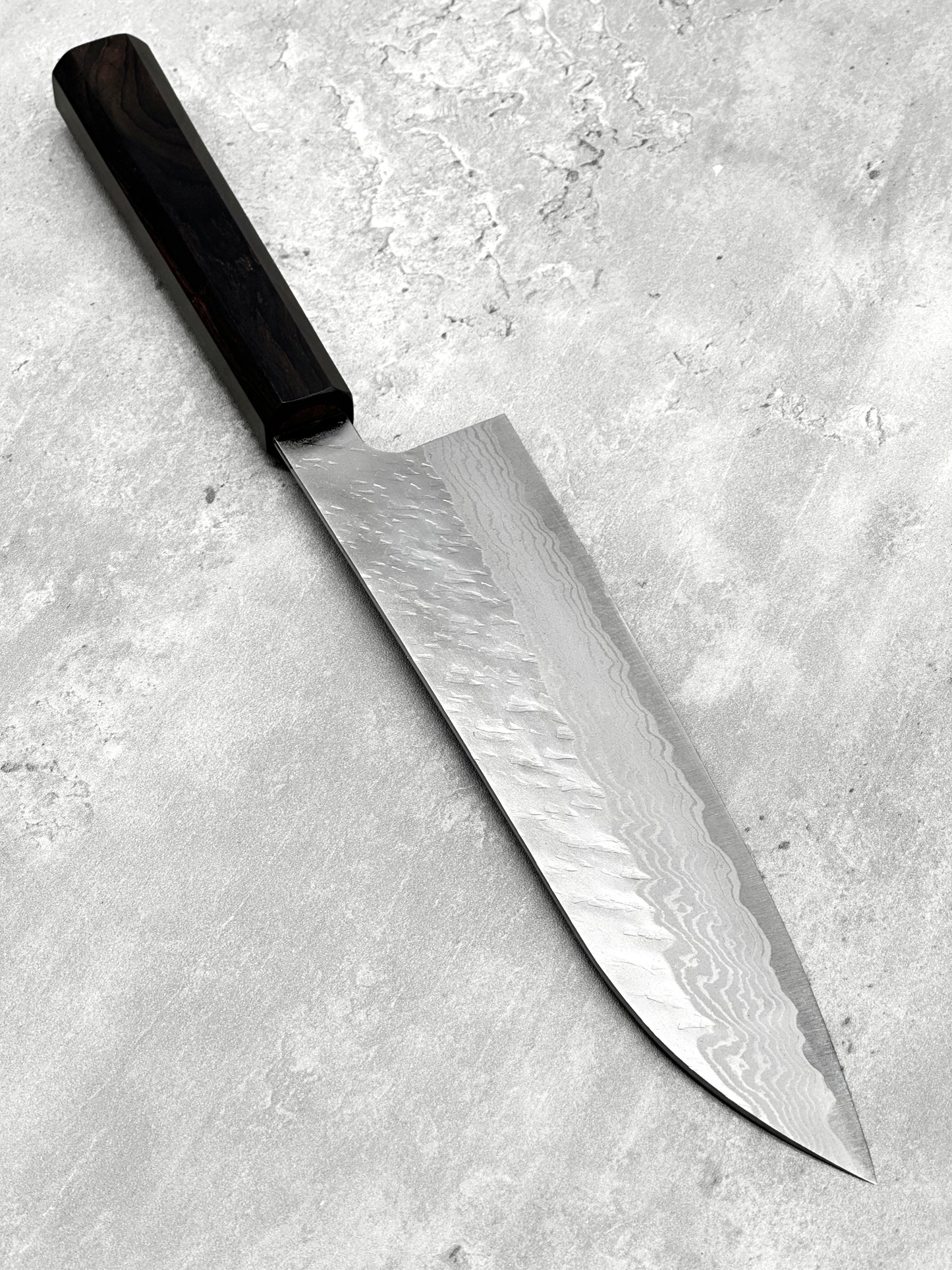 nigara Damascus vg10 gyuto 210mm ebony masaru knives Malaysia Japan japanese knife chef stainless steel.