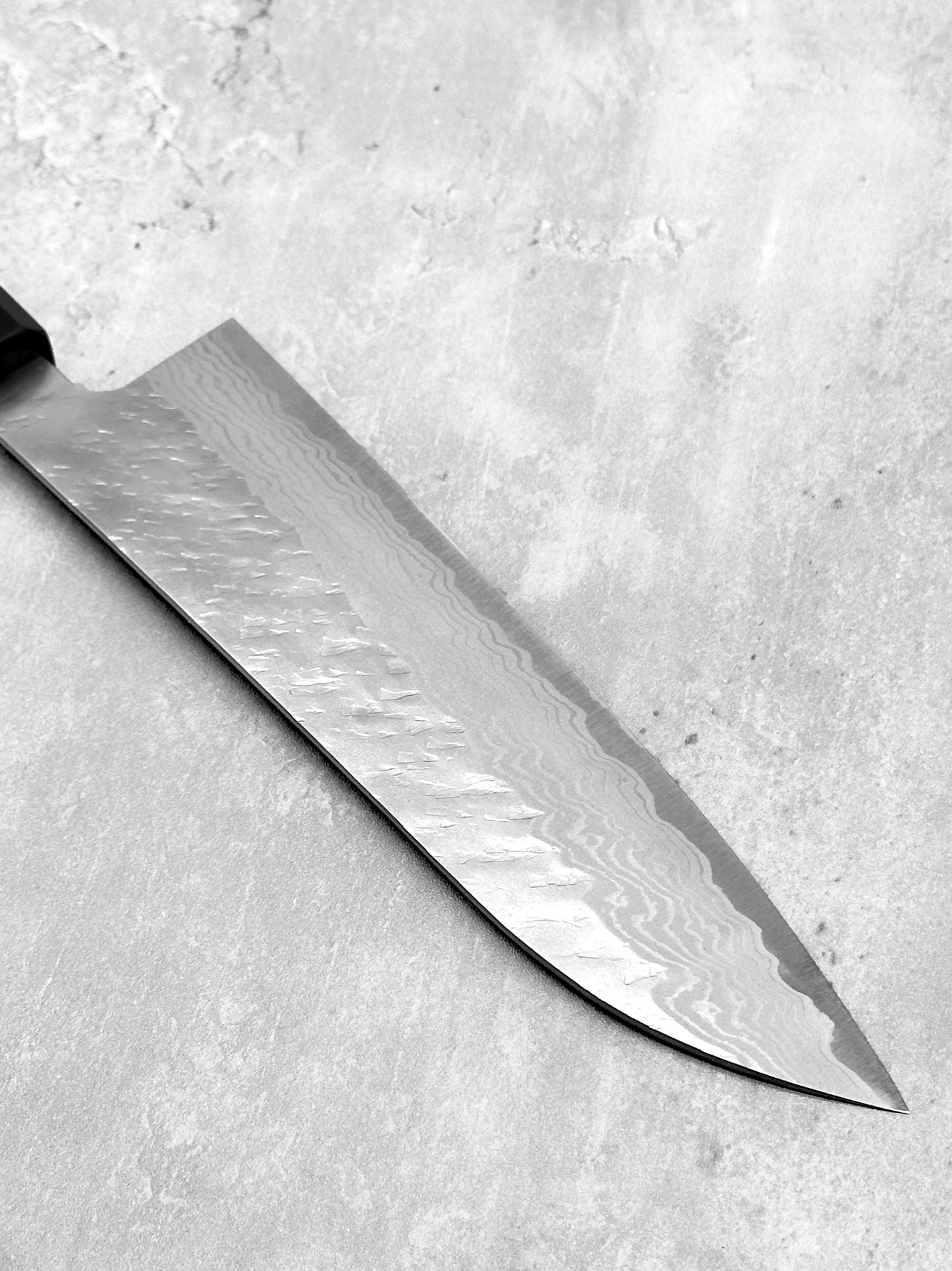 nigara Damascus vg10 gyuto 210mm ebony masaru knives Malaysia Japan japanese knife chef stainless steel.