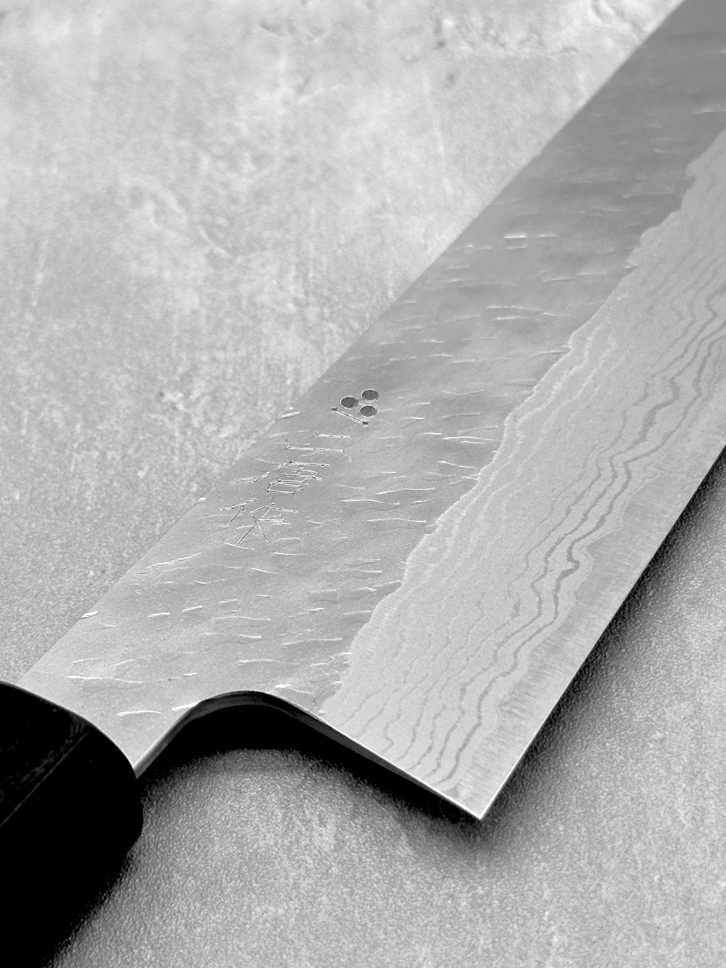 nigara Damascus vg10 gyuto 210mm ebony masaru knives Malaysia Japan japanese knife chef stainless steel.