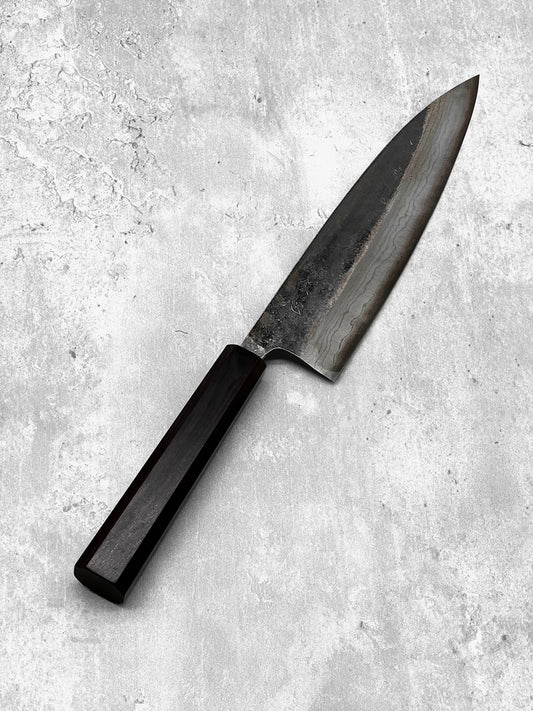 hatsukokoro kumokage 210mm damascus gyuto black kurouchi masaru knives Malaysia japanese knife handmade carbon aogami 2