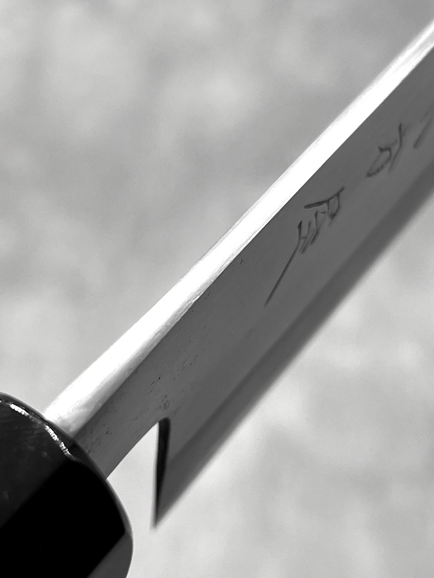 mutsumi hinoura shirogami #2 masaru knives Malaysia white steel gyuto 210mm japanese high carbon knife sanjo