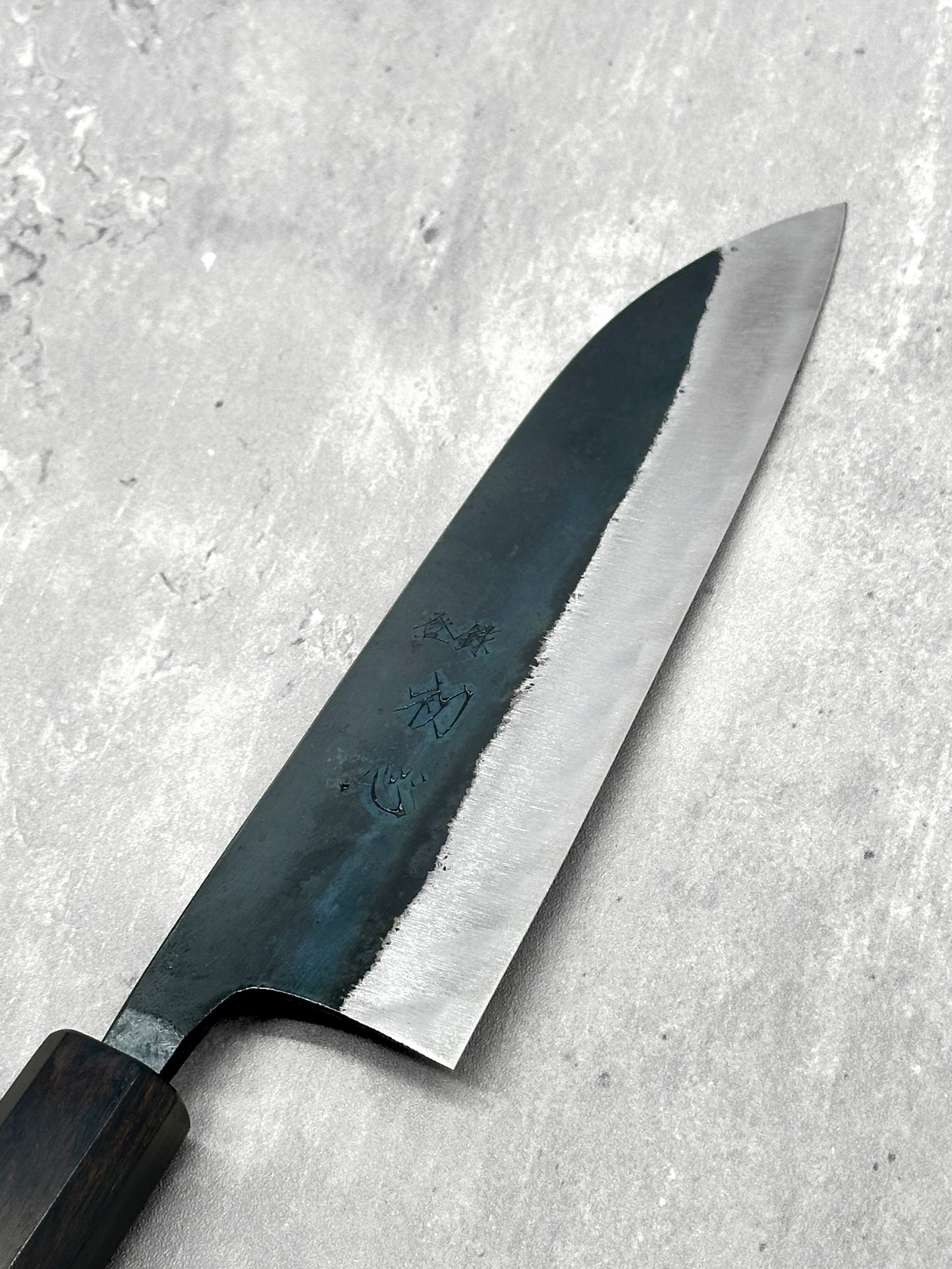 hatsukokoro kuronami blue 2 aogami masaru knives Malaysia Japan japanese knife chef santoku 165mm ebony carbon steel