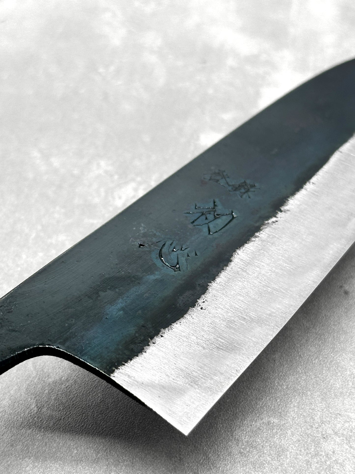 hatsukokoro kuronami blue 2 aogami masaru knives Malaysia Japan japanese knife chef santoku 165mm ebony carbon steel