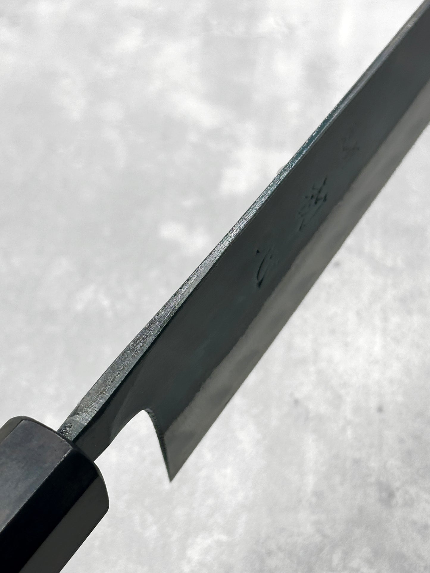 hatsukokoro kuronami blue 2 aogami masaru knives Malaysia Japan japanese knife chef santoku 165mm ebony carbon steel