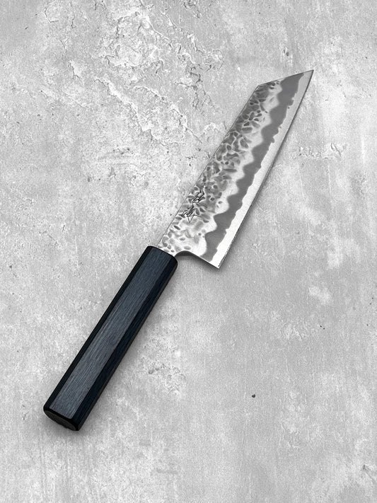 touroku Sakai masaru knives Malaysia 170mm bunka shirogami 1 white 1 carbon steel wa handle japanese chef knife