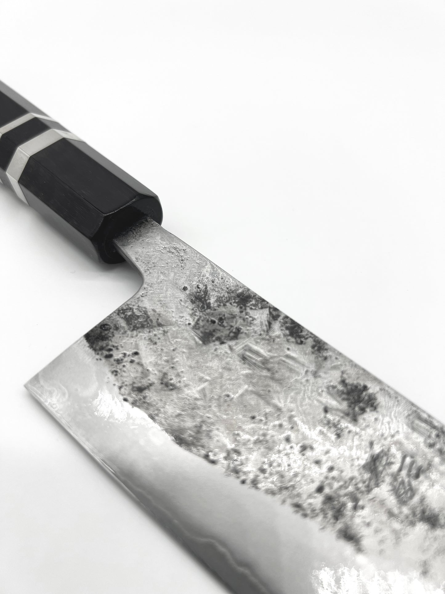 Yoshimune kawamura Malaysia Japanese knives shirogami ebony handle silver ring limited edition sumio gyuto carbon steel masaru