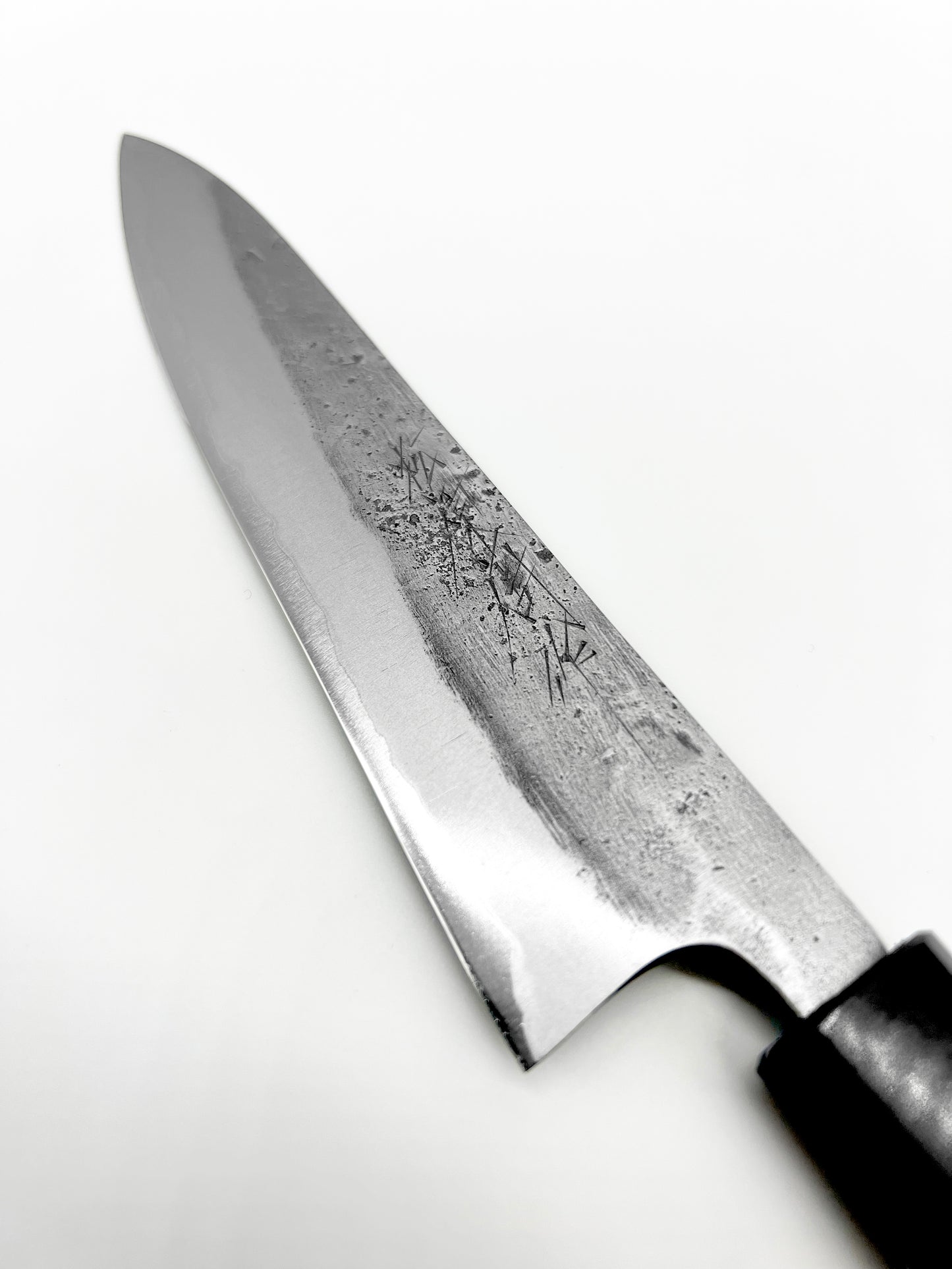 Katsuto Tanaka masaru knives Malaysia Matsubara Japanese knives Aogami 2 nashiji 150mm petty carbon steel