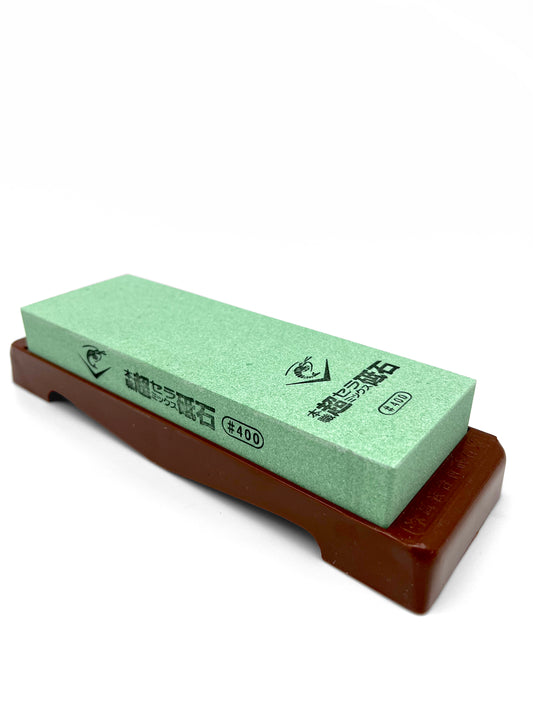 Naniwa Chosera #400 with Stand and Nagura