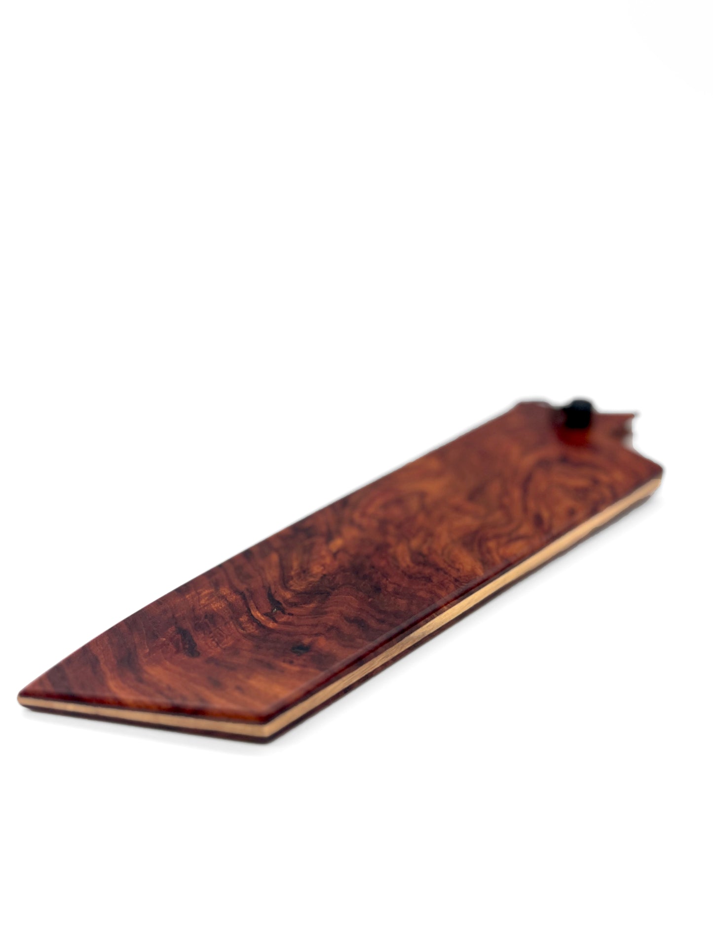 Saya - Brown Red Swirl Burl (2023 Design)