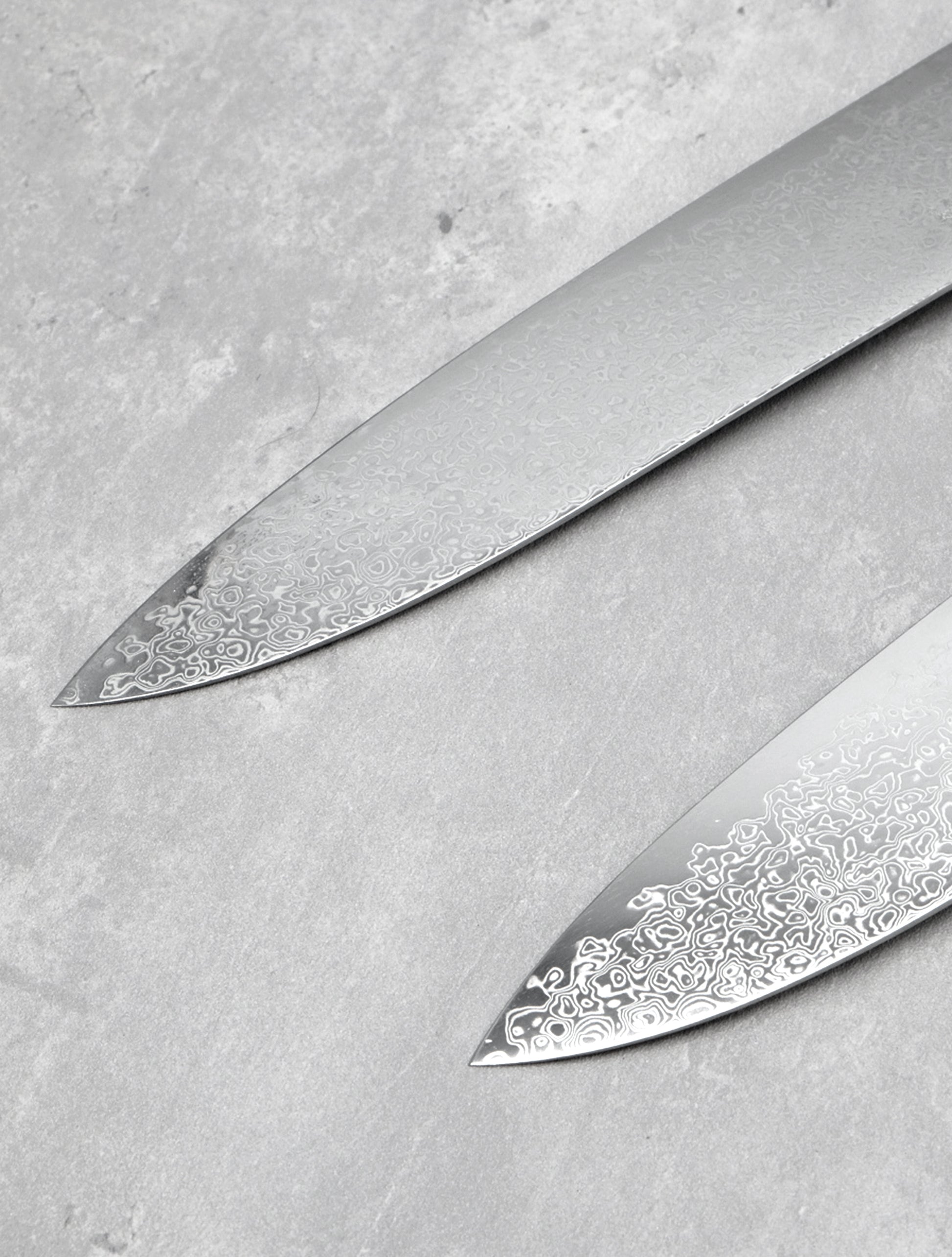 Hatsukokoro Saihyo sg2 210mm gyuto stainless steel ebony Damascus japanese knives Malaysia Japan masaru 