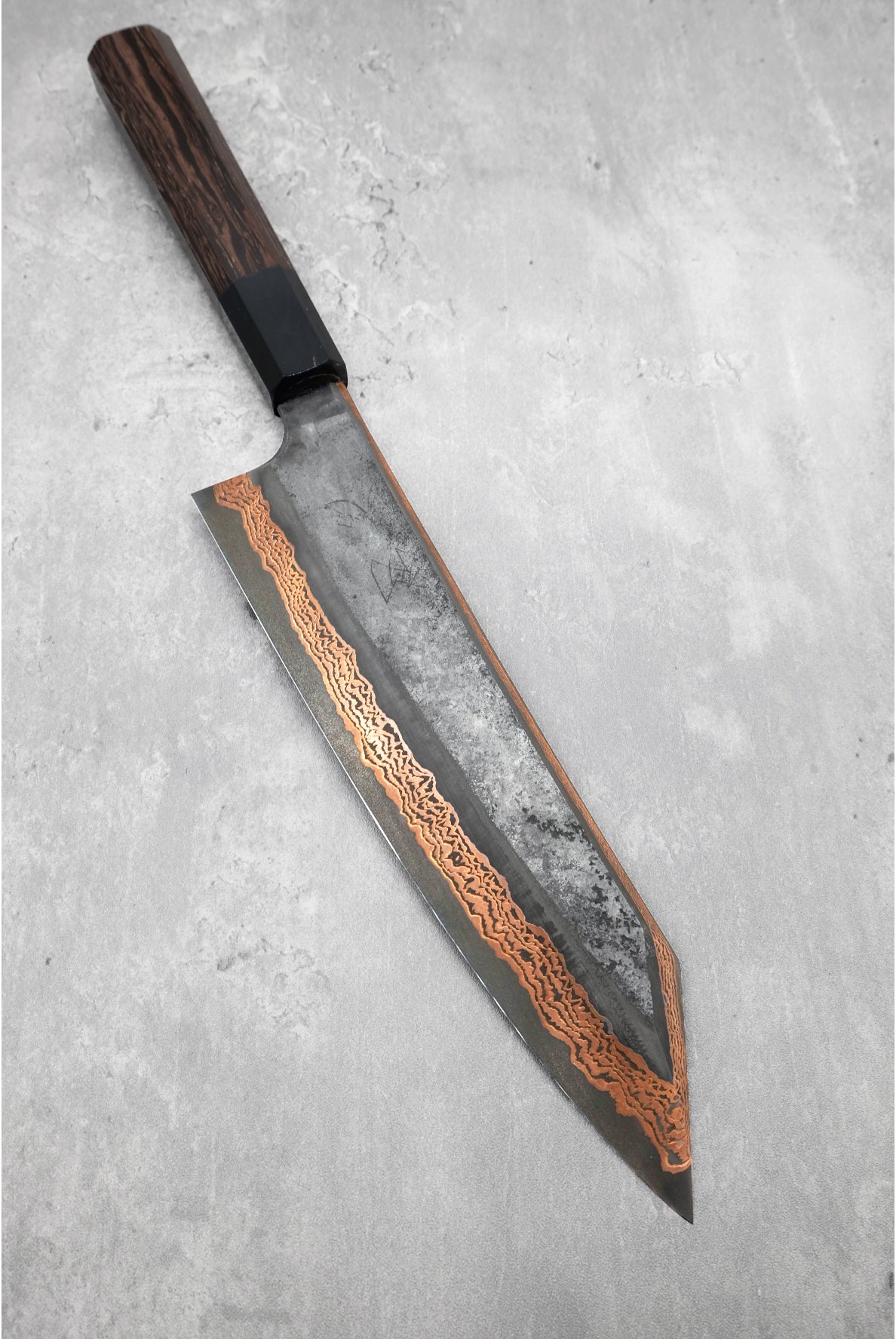 hatsukokoro sld yorokobi Damascus rainbow gyuto 210mm masaru knives Malaysia japanese Japan kitchen chef