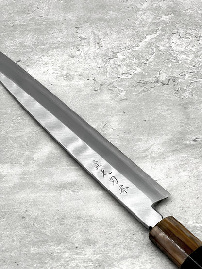 masaru knives Malaysia yanagiba japanese knife Japan aogami 2 sashimi slicer carbon steel 270mm chef 