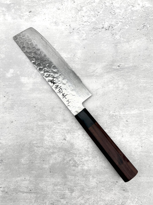 45 Layered Damascus Nakiri 180mm