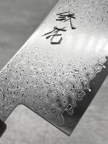Iron Flower 33 Layered Raindrop Damascus VG10 Gyuto 210mm