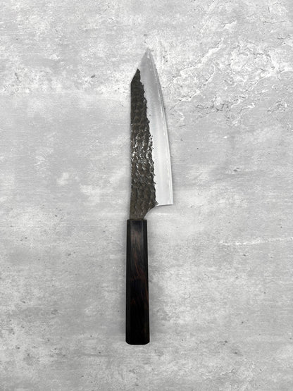 yu Kurosaki aogami super kokusen ei 165mm bunka kurouchi black masaru knives Malaysia ebony chef knife multipurpose carbon steel Echizen master Japan