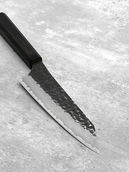yu Kurosaki aogami super kokusen ei 165mm bunka kurouchi black masaru knives Malaysia ebony chef knife multipurpose carbon steel Echizen master Japan