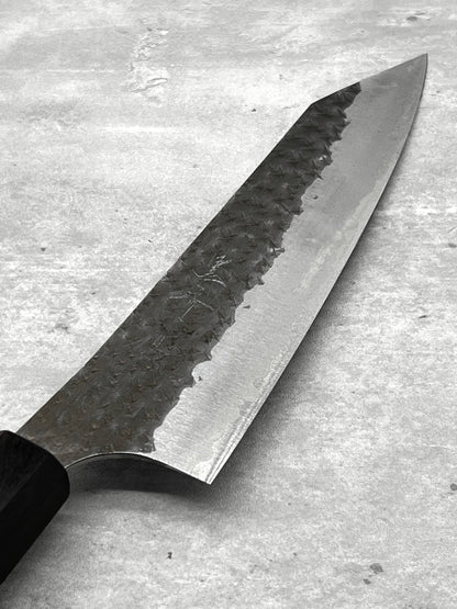 yu Kurosaki aogami super kokusen ei 165mm bunka kurouchi black masaru knives Malaysia ebony chef knife multipurpose carbon steel Echizen master Japan