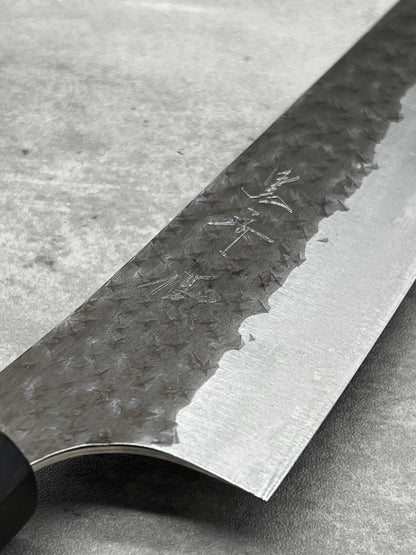 yu Kurosaki aogami super kokusen ei 165mm bunka kurouchi black masaru knives Malaysia ebony chef knife multipurpose carbon steel Echizen master Japan