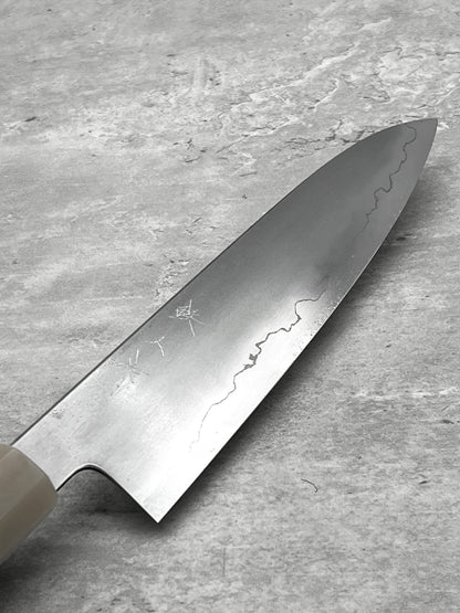 tetsujin ginsan 3 masaru knives Malaysia myojin Japan sharpener knife chef gyuto 210mm migaki buffalo horn ebony 