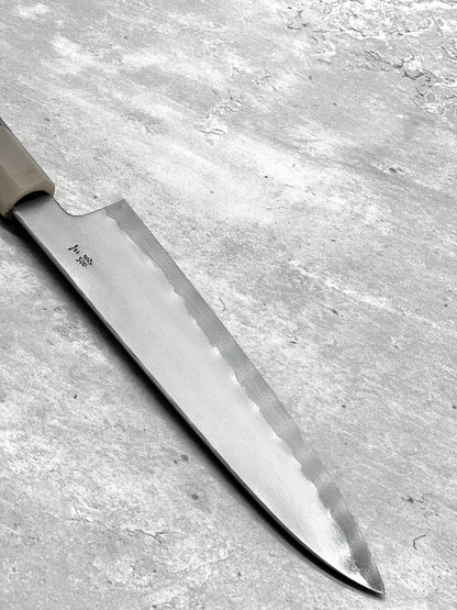 tetsujin ginsan 3 masaru knives Malaysia myojin Japan sharpener knife chef gyuto 210mm migaki buffalo horn ebony 