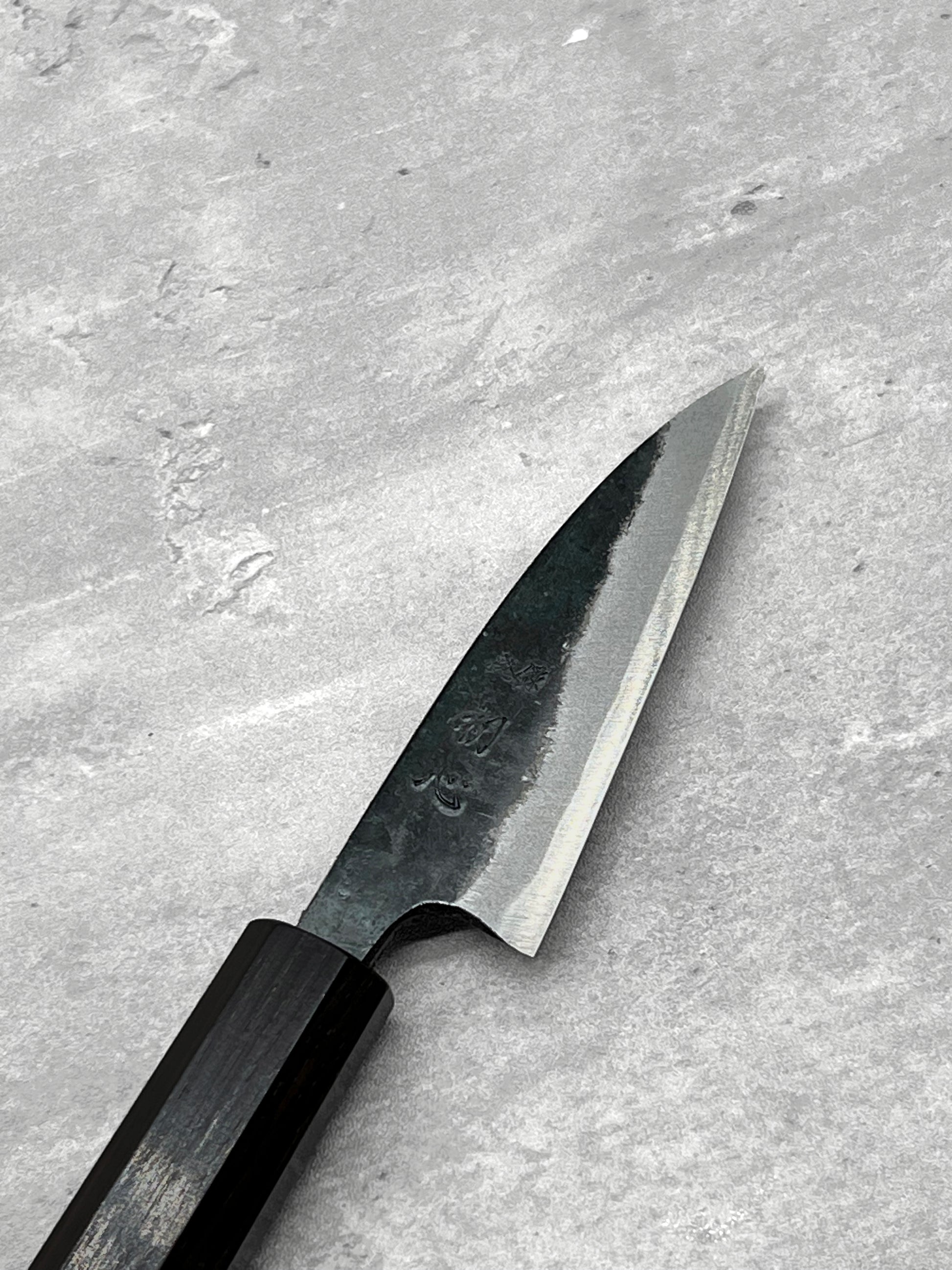 hatsukokoro petty pairing knife masaru knives Malaysia aogami 2 80mm small high carbon steel ebony Japan japanese chef 