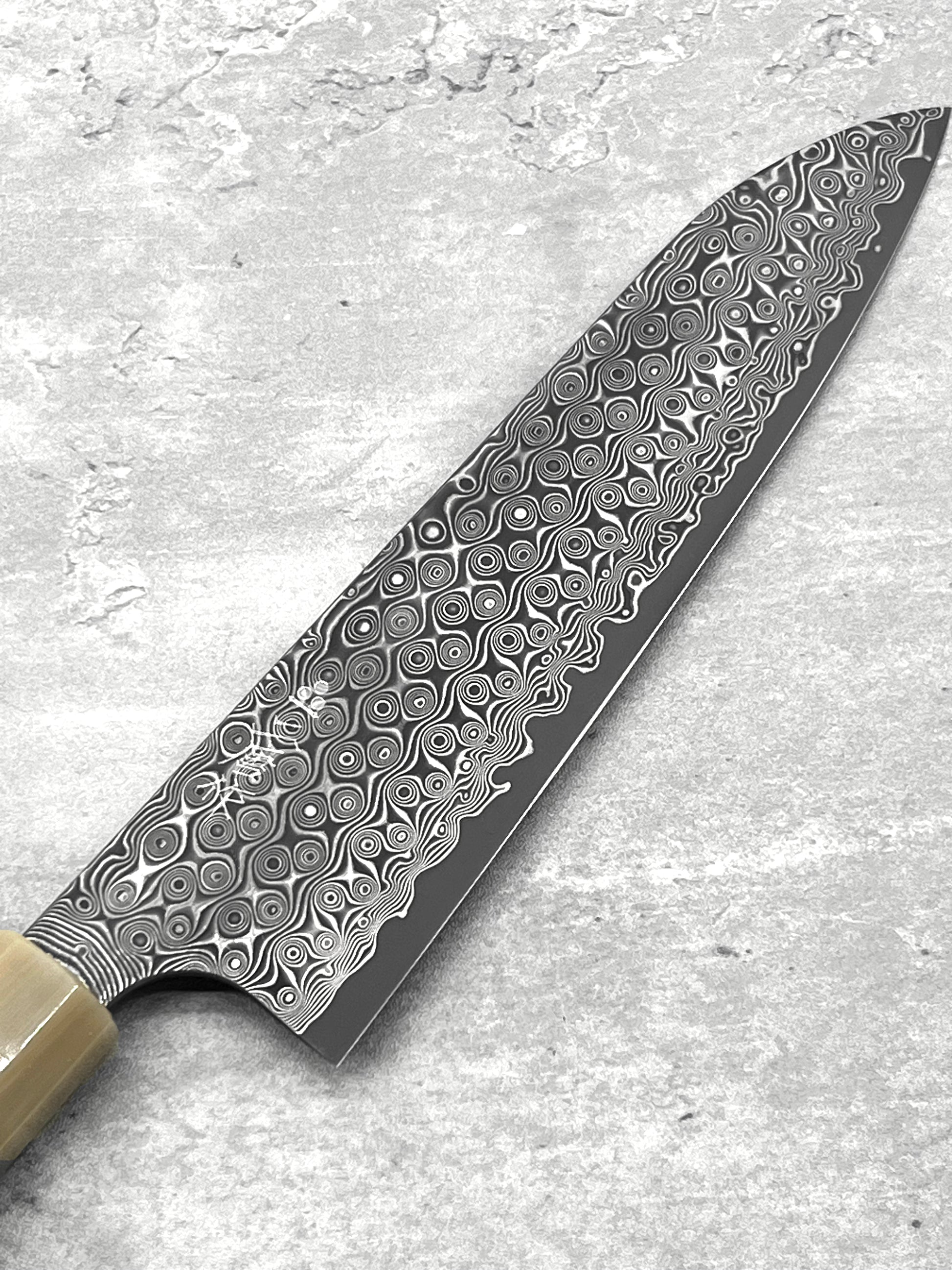 nigara anmon damascus raindrop sg2 gyuto 210mm sg2 stainless steel masaru knives Malaysia Japan japanese chef 