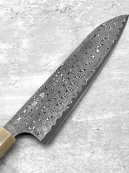 nigara anmon damascus raindrop sg2 gyuto 210mm sg2 stainless steel masaru knives Malaysia Japan japanese chef 