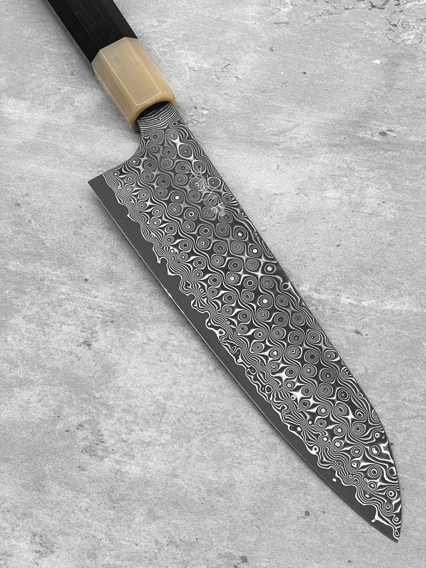 nigara anmon damascus raindrop sg2 gyuto 210mm sg2 stainless steel masaru knives Malaysia Japan japanese chef 