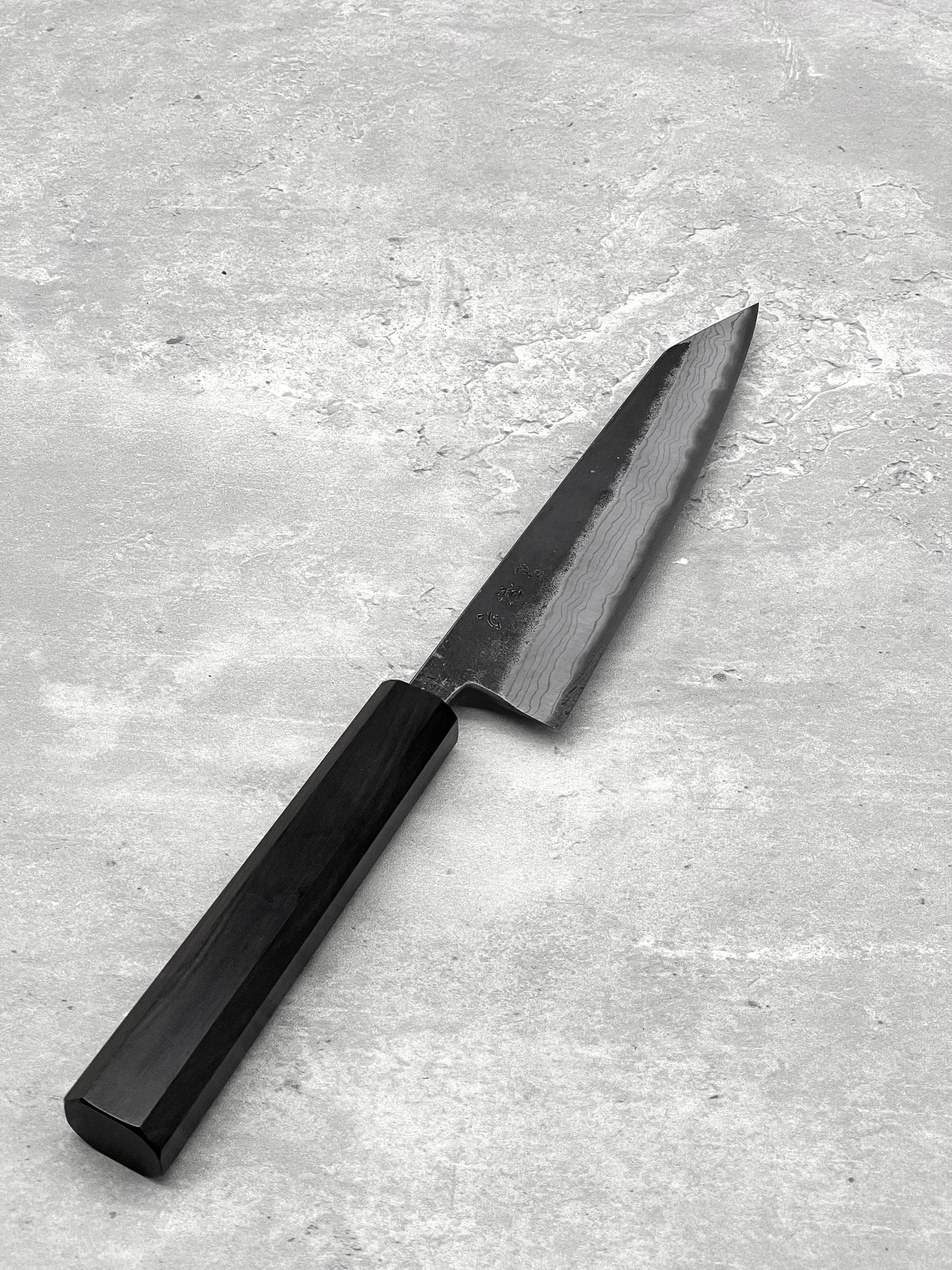 honesuki damascus 150mm aogami 2 hatsukokoro masaru knives Malaysia knife chef Malaysia Japan ebony high carbon steel 