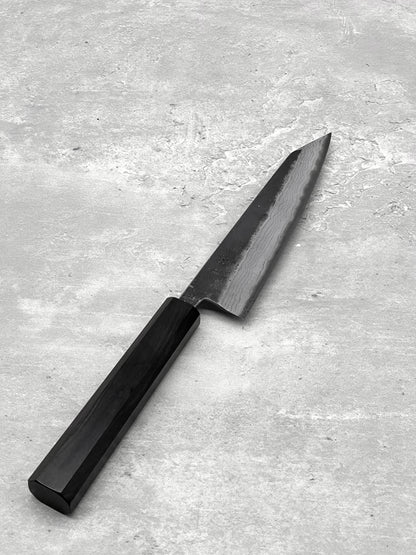 honesuki damascus 150mm aogami 2 hatsukokoro masaru knives Malaysia knife chef Malaysia Japan ebony high carbon steel 