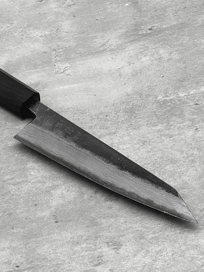 honesuki damascus 150mm aogami 2 hatsukokoro masaru knives Malaysia knife chef Malaysia Japan ebony high carbon steel 