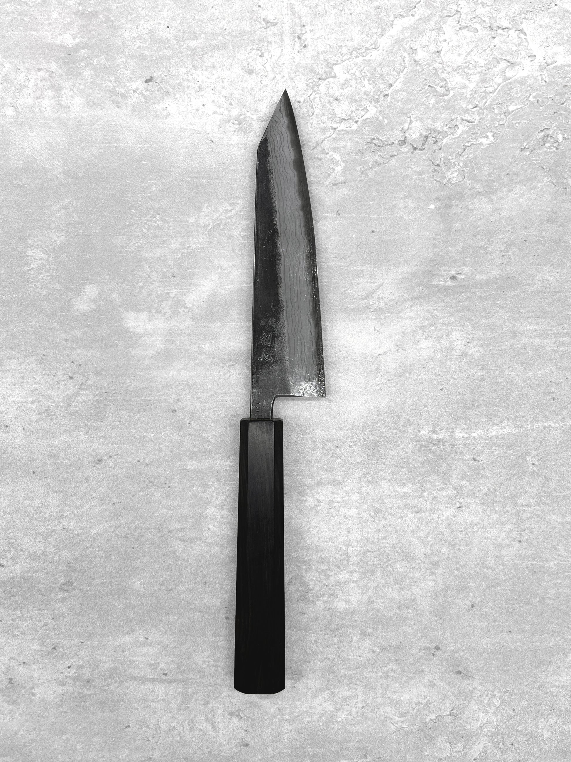 honesuki damascus 150mm aogami 2 hatsukokoro masaru knives Malaysia knife chef Malaysia Japan ebony high carbon steel 