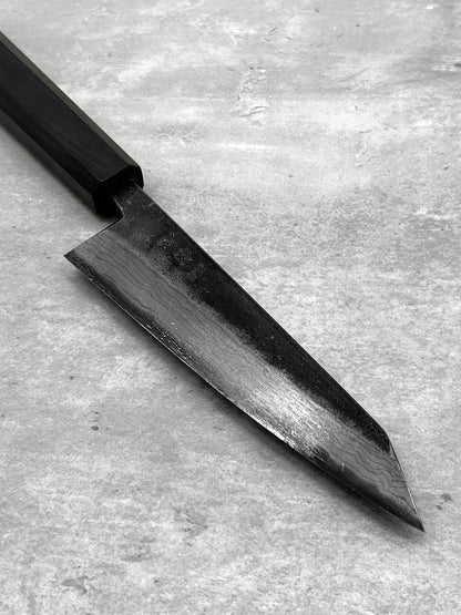 honesuki damascus 150mm aogami 2 hatsukokoro masaru knives Malaysia knife chef Malaysia Japan ebony high carbon steel 